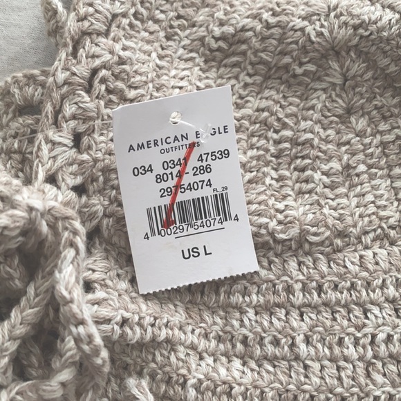 AE| Knit-tie Crop Top - Picture 6 of 6